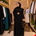 عبا جلو بسته کرپ الیزه نگینی